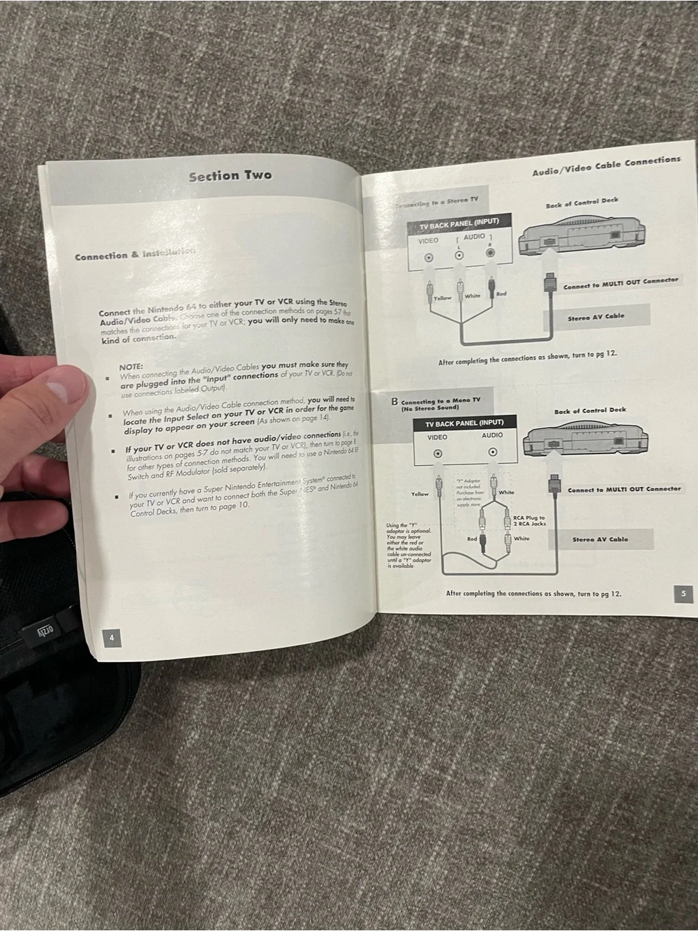 Nintendo 64 Instruction Booklet